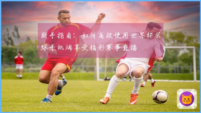 新手指南：如何高效使用世界杯买球手机端享受精彩赛事直播