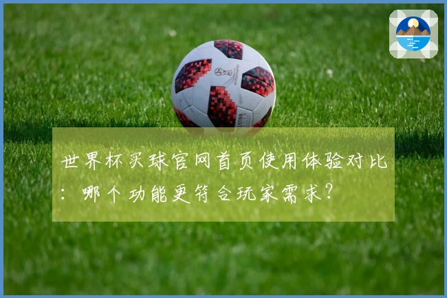 世界杯买球官网首页使用体验对比：哪个功能更符合玩家需求？